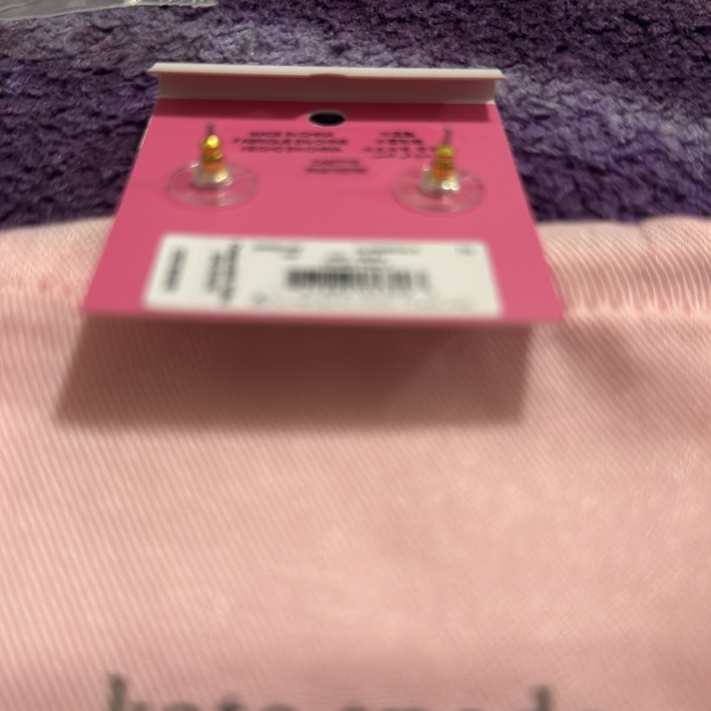 Kate Spade Yours Truly Pave Heart Studs - Picture 7 of 7